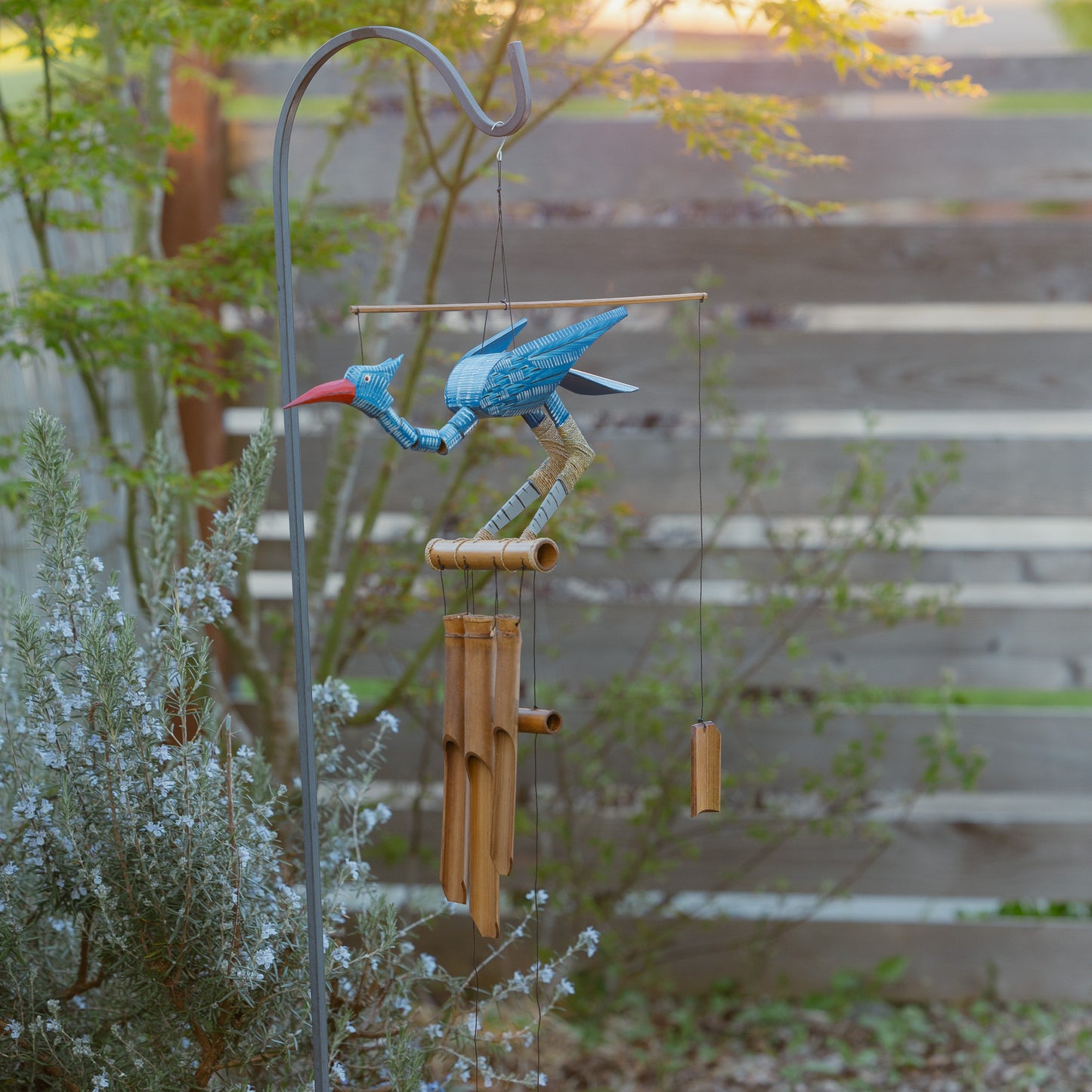 Happy Bird Bobbing Head Wind Chime