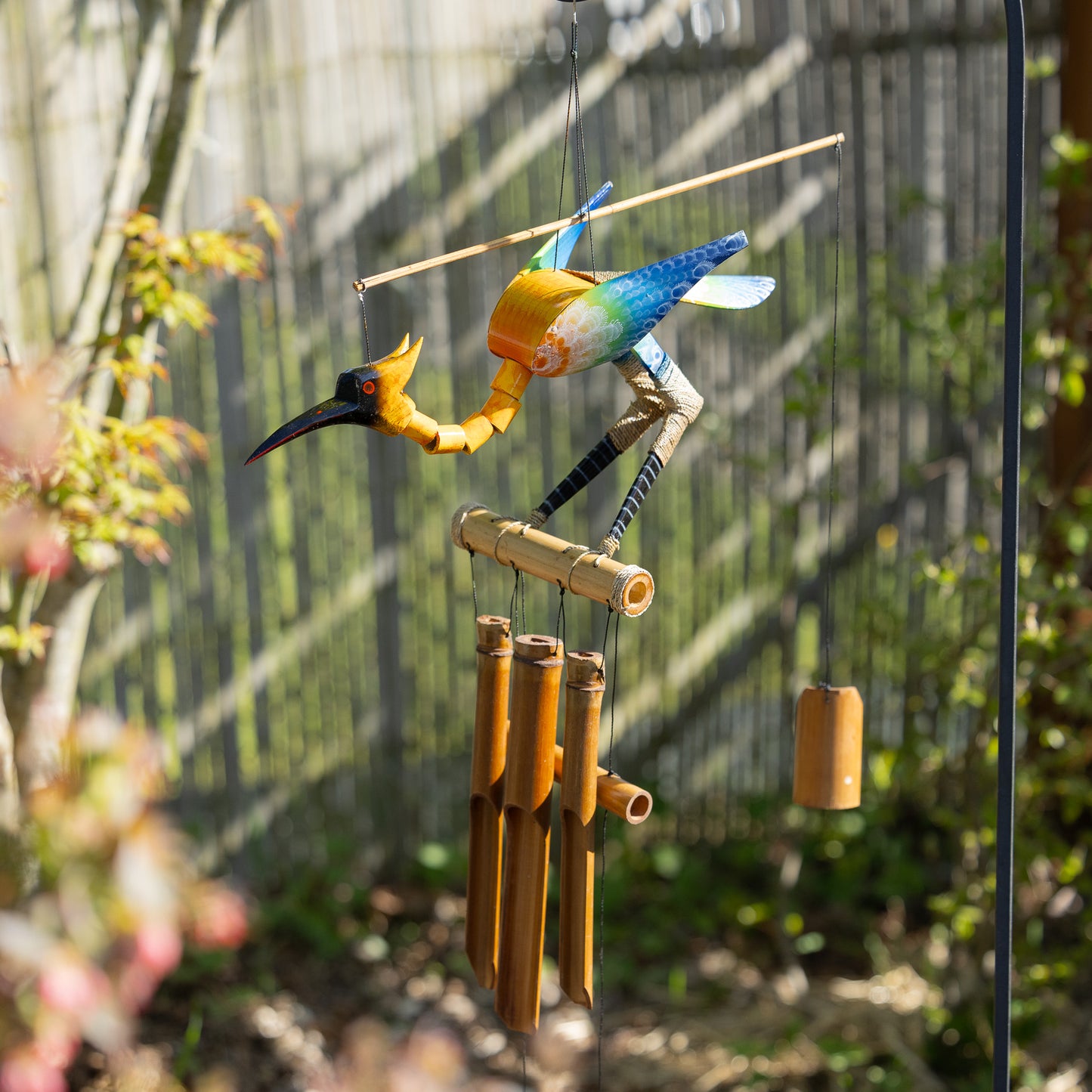 Sweet Bird Bobbing Head Wind Chime