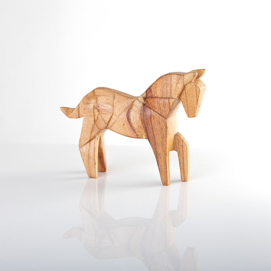 Horse Wooden Handicraft Carving