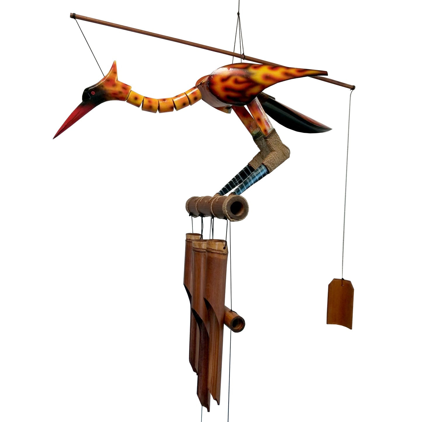 Phoenix Bobbing Head Bird Wind Chime