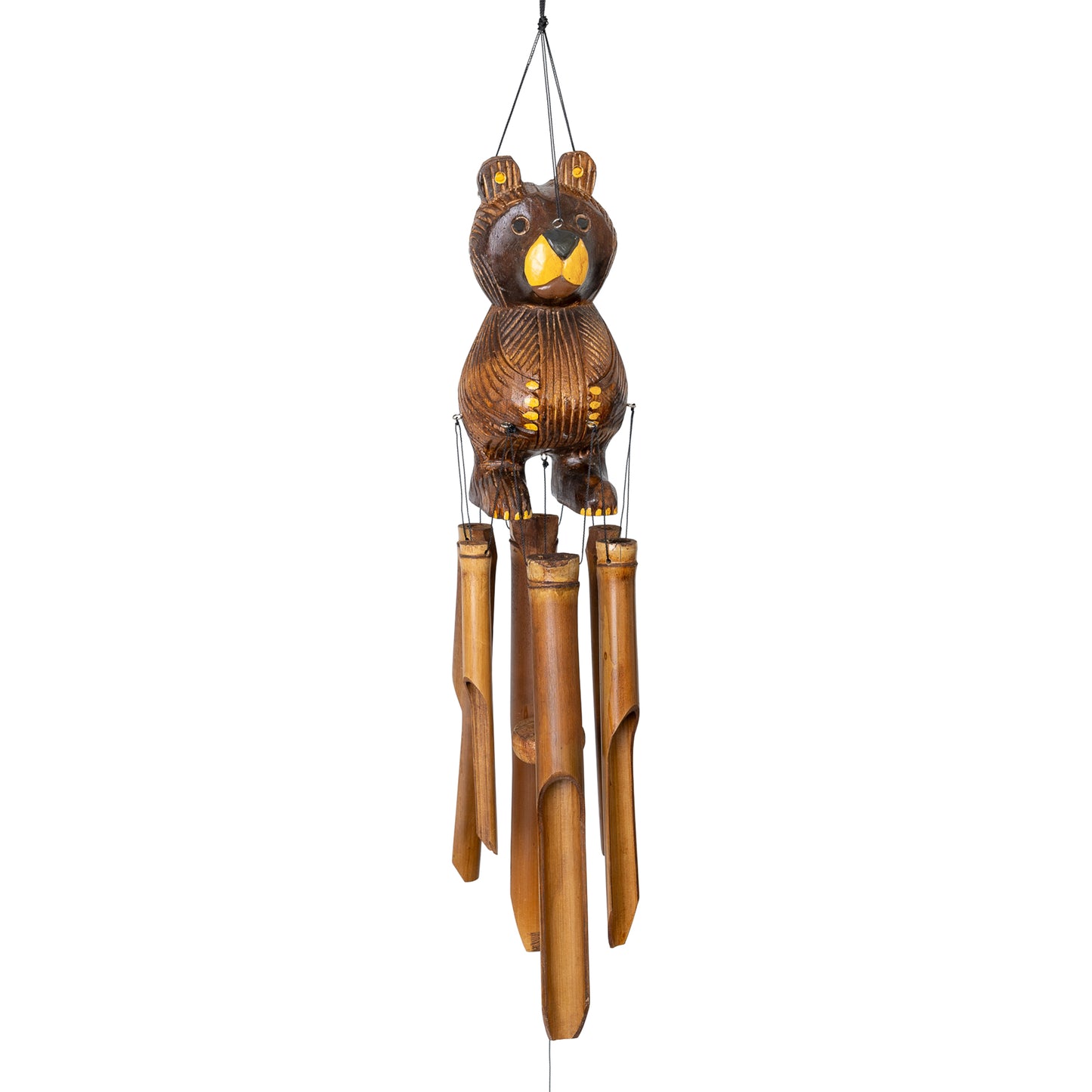 Barry Bear Bamboo Wind Chime