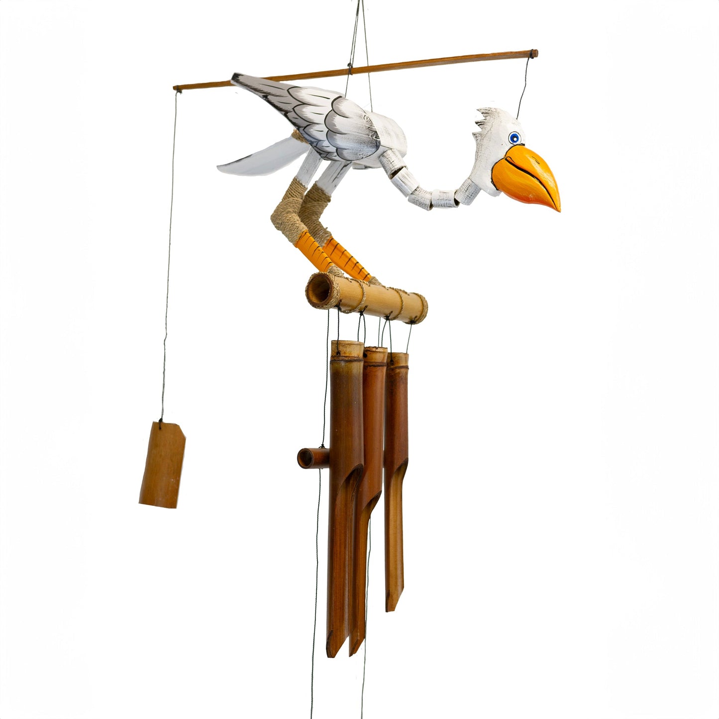 Pelican Bobbing Head Bird Wind Chime