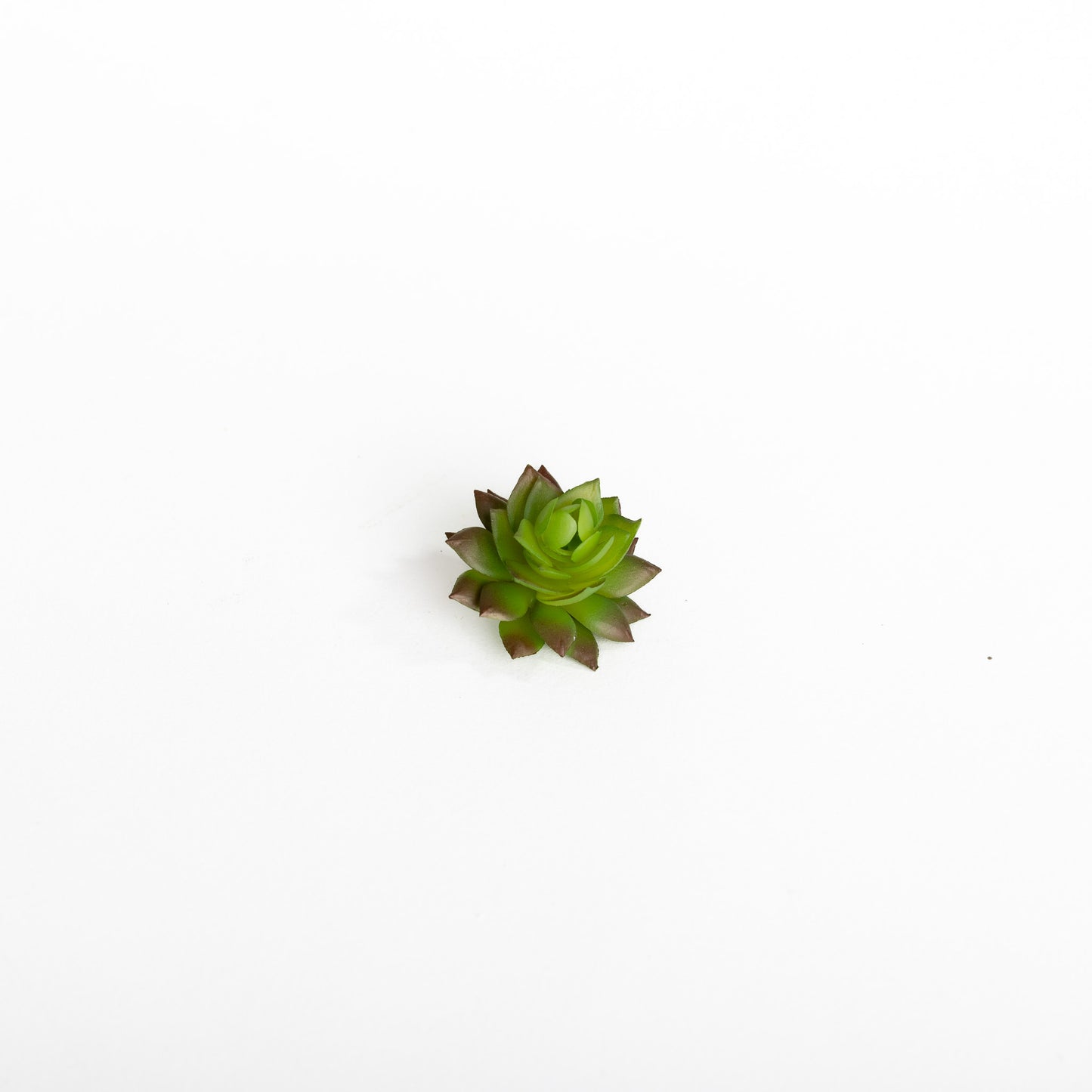 Green/ Red Artificial Echeveria B Plant Stick
