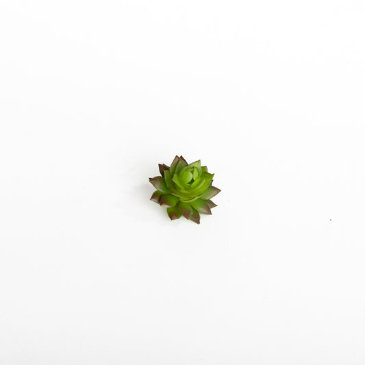 Green/ Red Artificial Echeveria B Plant Stick