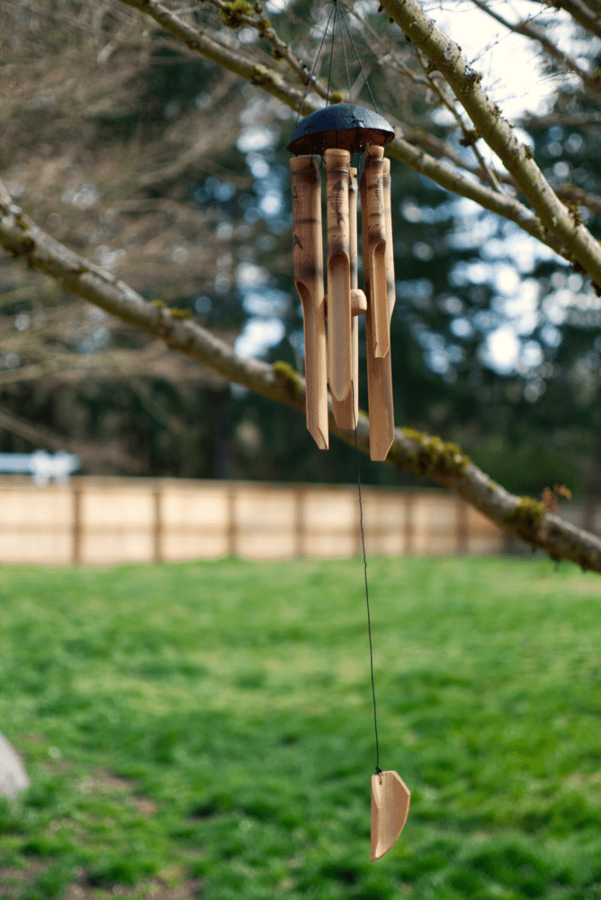 Bone Fish Bamboo Wind Chime