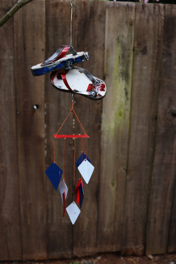 Twin Sandals Upcycled Oil Drum Wind Chime