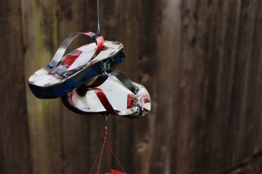 Twin Sandals Upcycled Oil Drum Wind Chime
