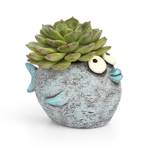 Bubbles the Fish Planter