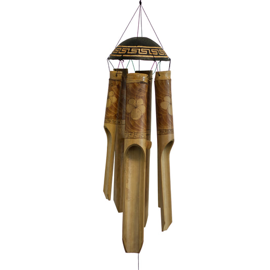 Simple Bamboo Wind Chime - Flowering Whisper Print