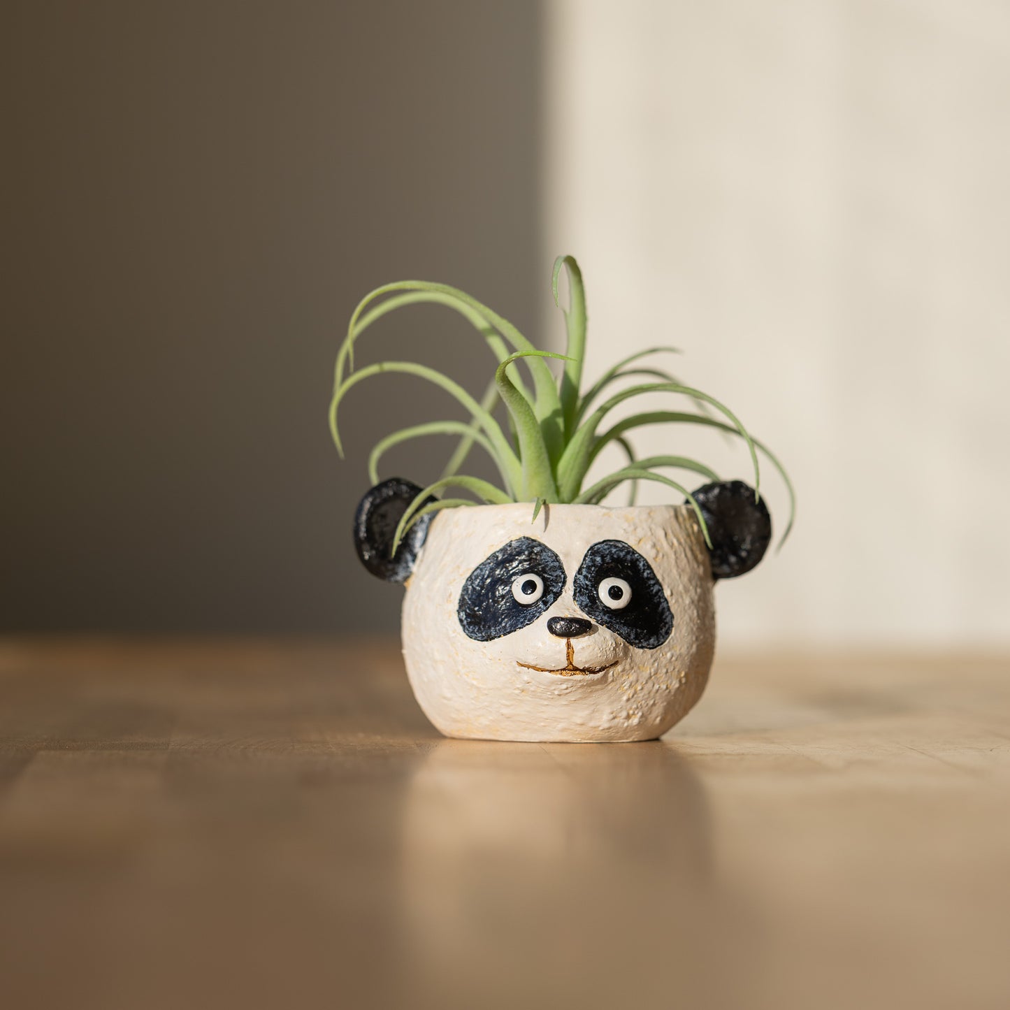 Mochi the Panda Head Blobhouse Planter