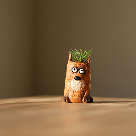 Dexter the Fox Blobhouse Planter