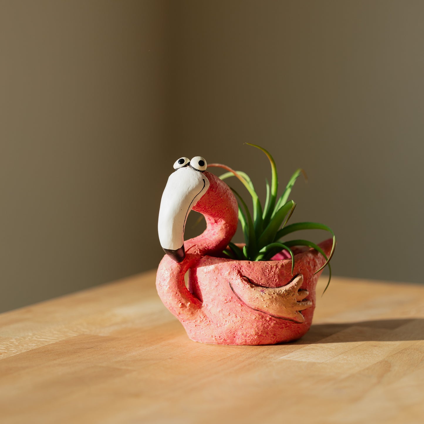 Fiona Flamingo Blobhouse Planter