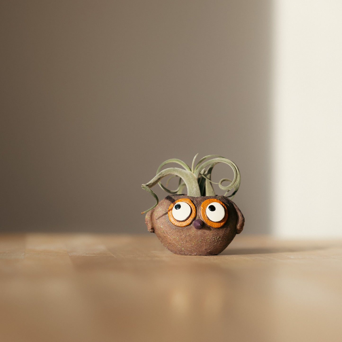 Baby Brown Owl Blobhouse Planter - Owen