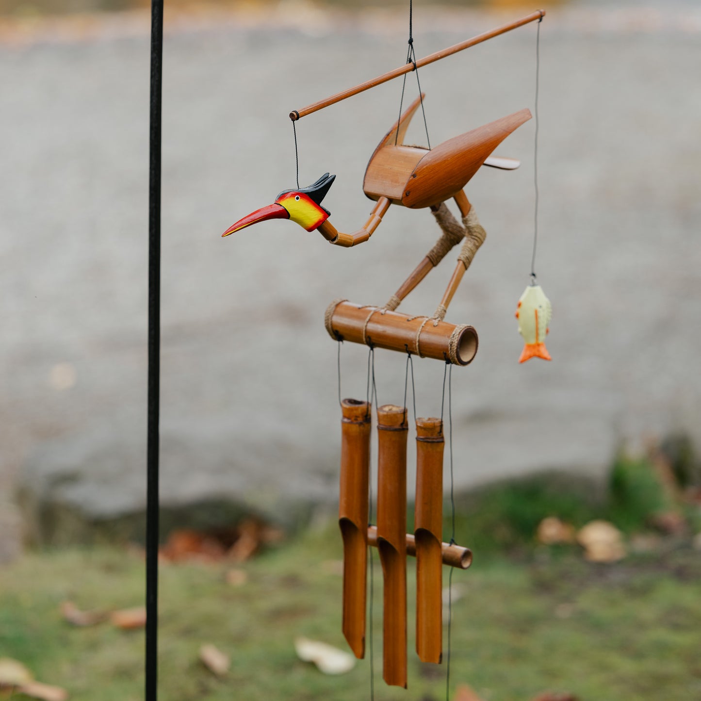 Rodney Bird Bobbing Head Wind Chime