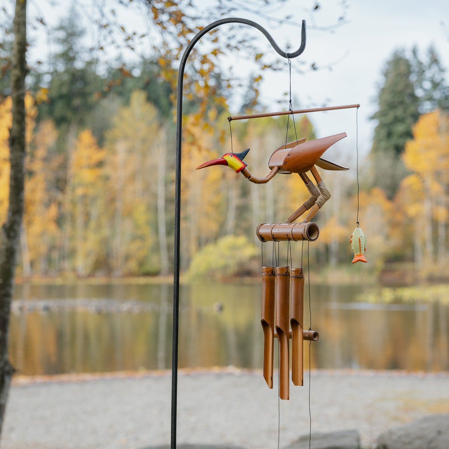 Rodney Bird Bobbing Head Wind Chime