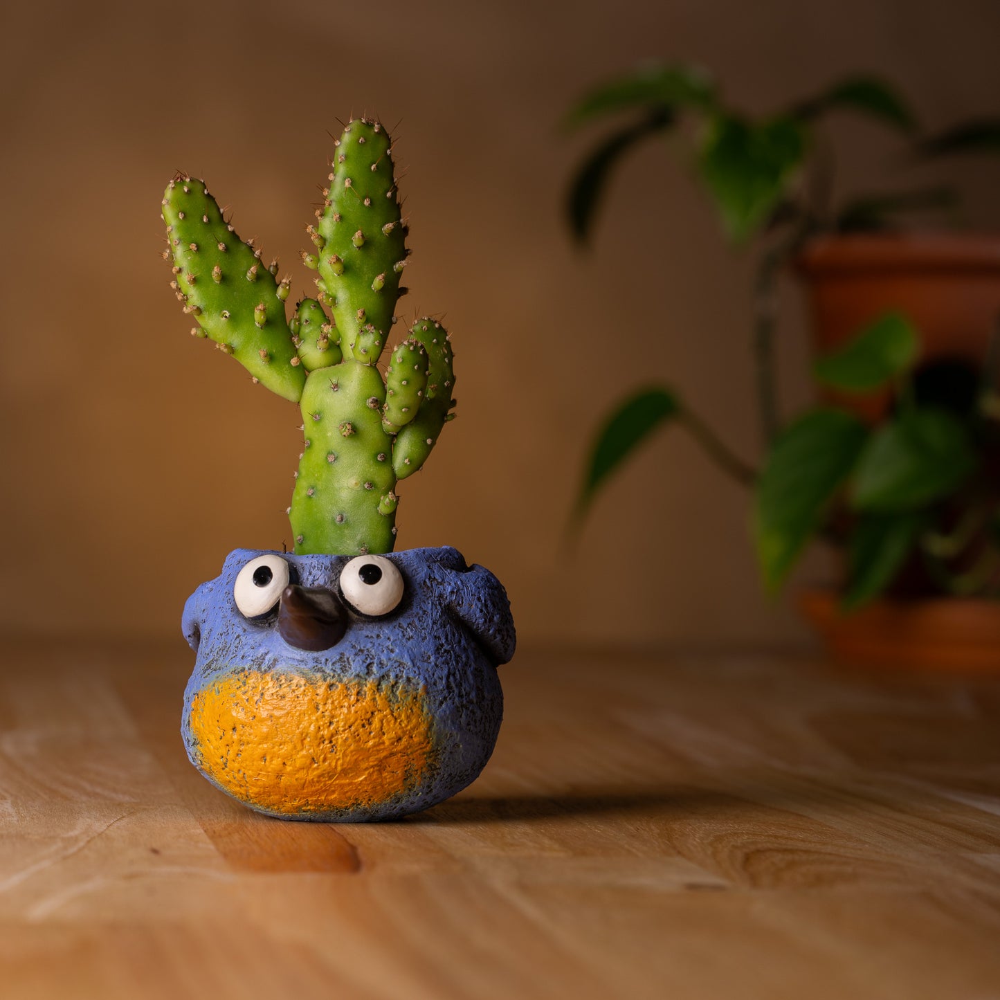 Mini Blue Bird Blobhouse Planter - Winkle