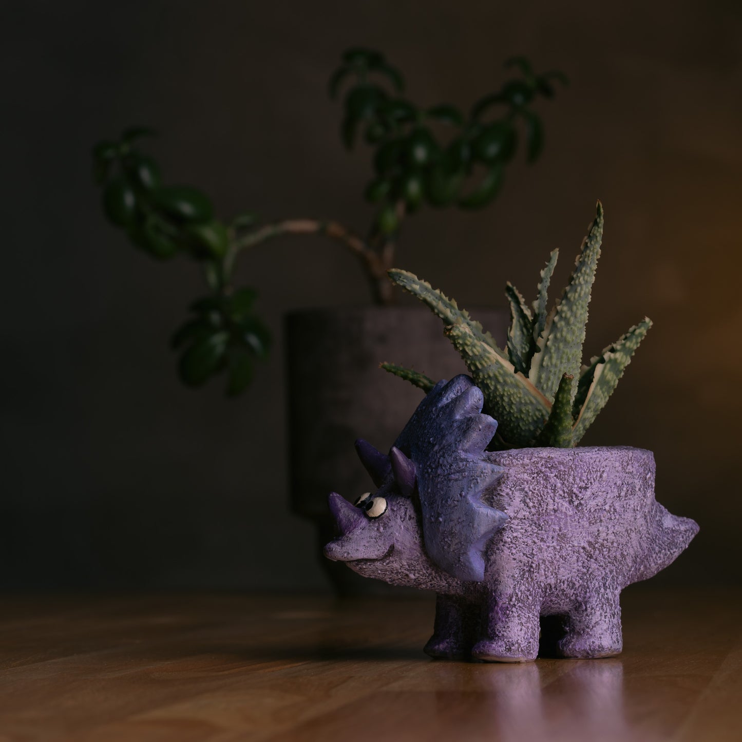 Triceratops Dino Blobhouse Planter - Sara