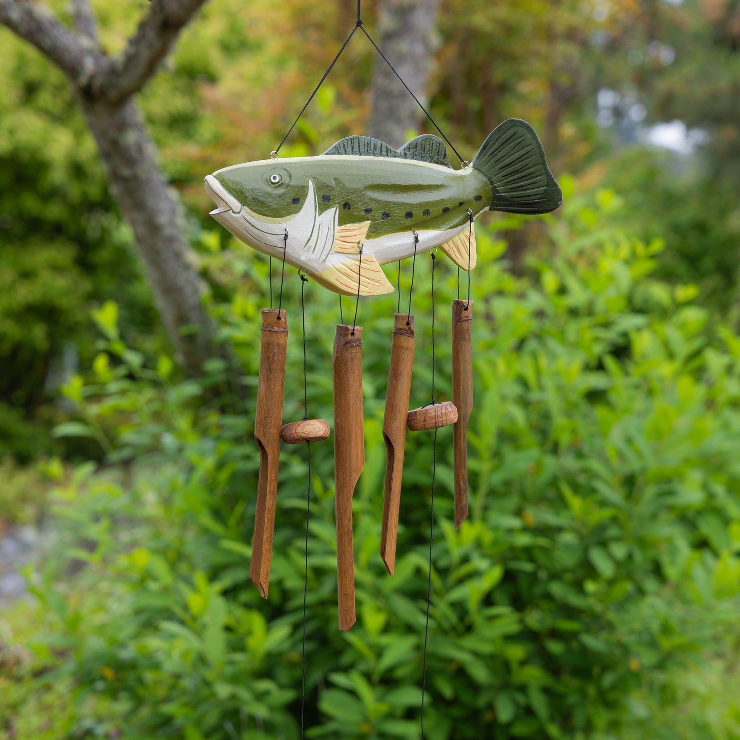 Big Mouth Bass Bamboo Wind Chime