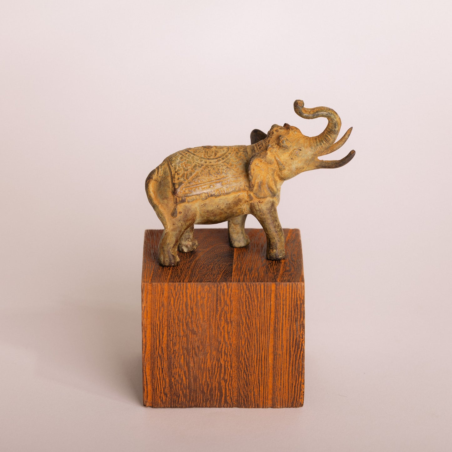 Bronze Elephant Statuette