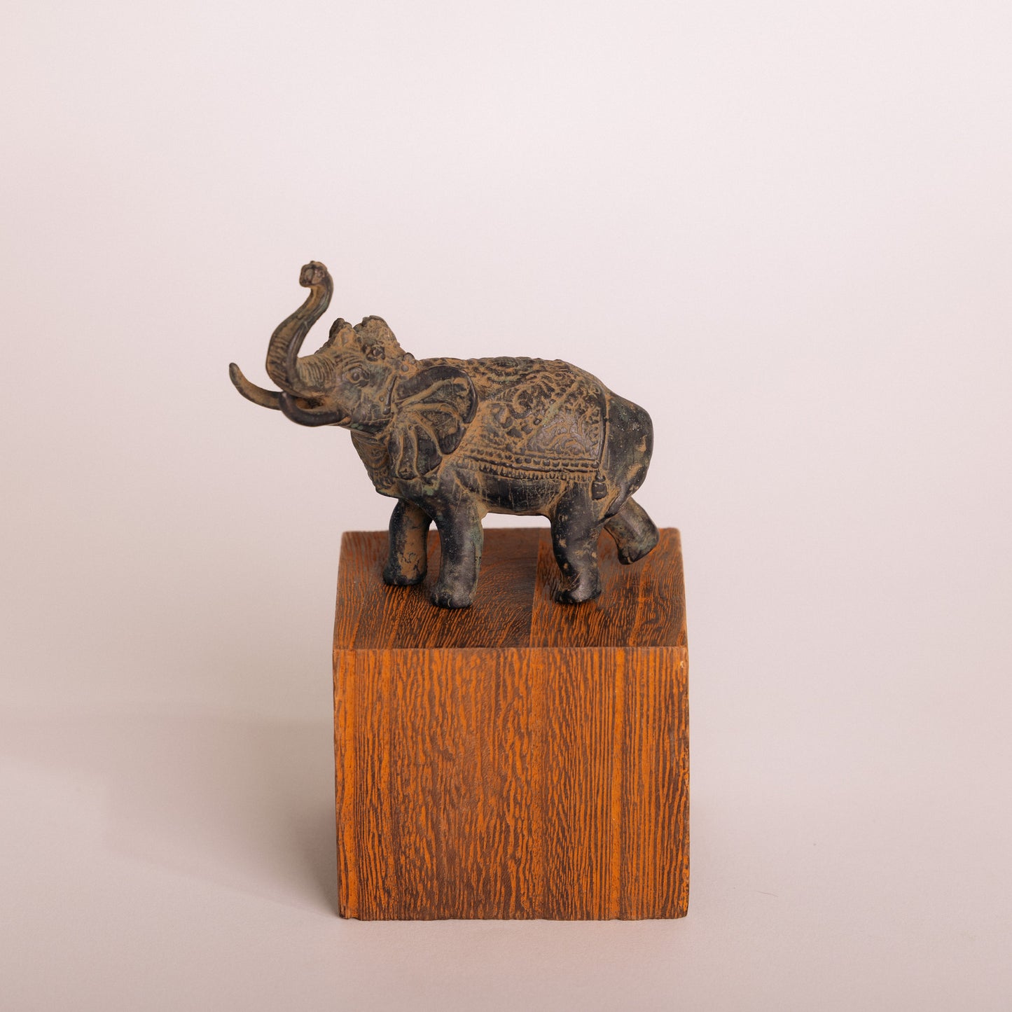 Bronze Elephant Statuette