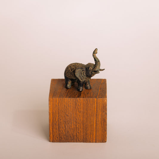 Bronze Baby Mini Elephant