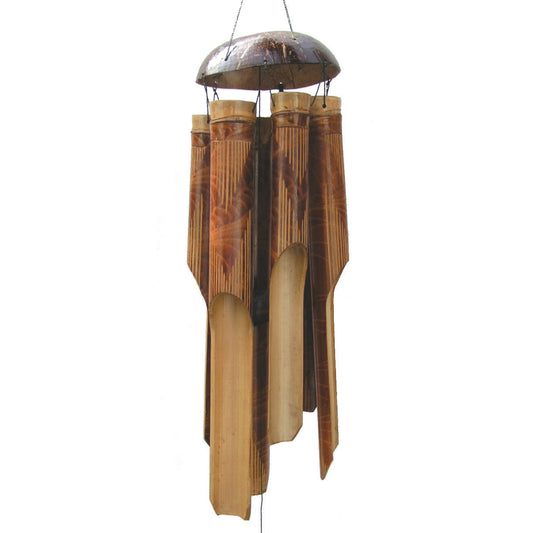 Simple Bamboo Wind Chime - Whisper Finish