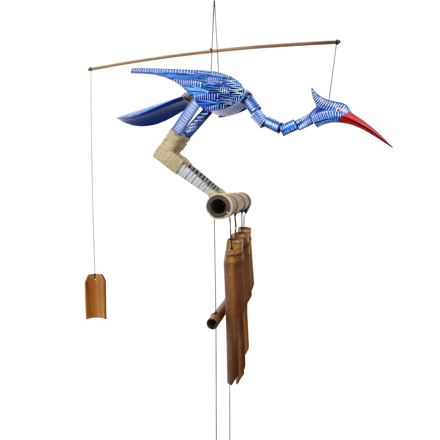 Happy Bird Bobbing Head Wind Chime