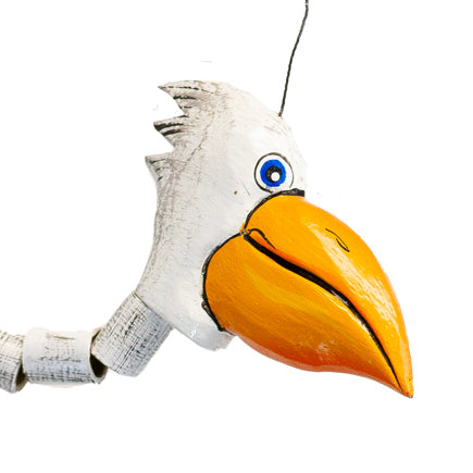 Pelican Bobbing Head Bird Wind Chime