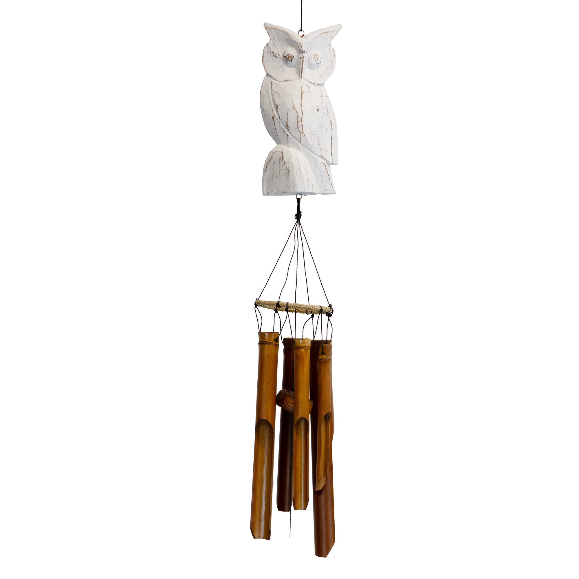 Blue outlets Jay Wild Bird Bamboo Wind Chime