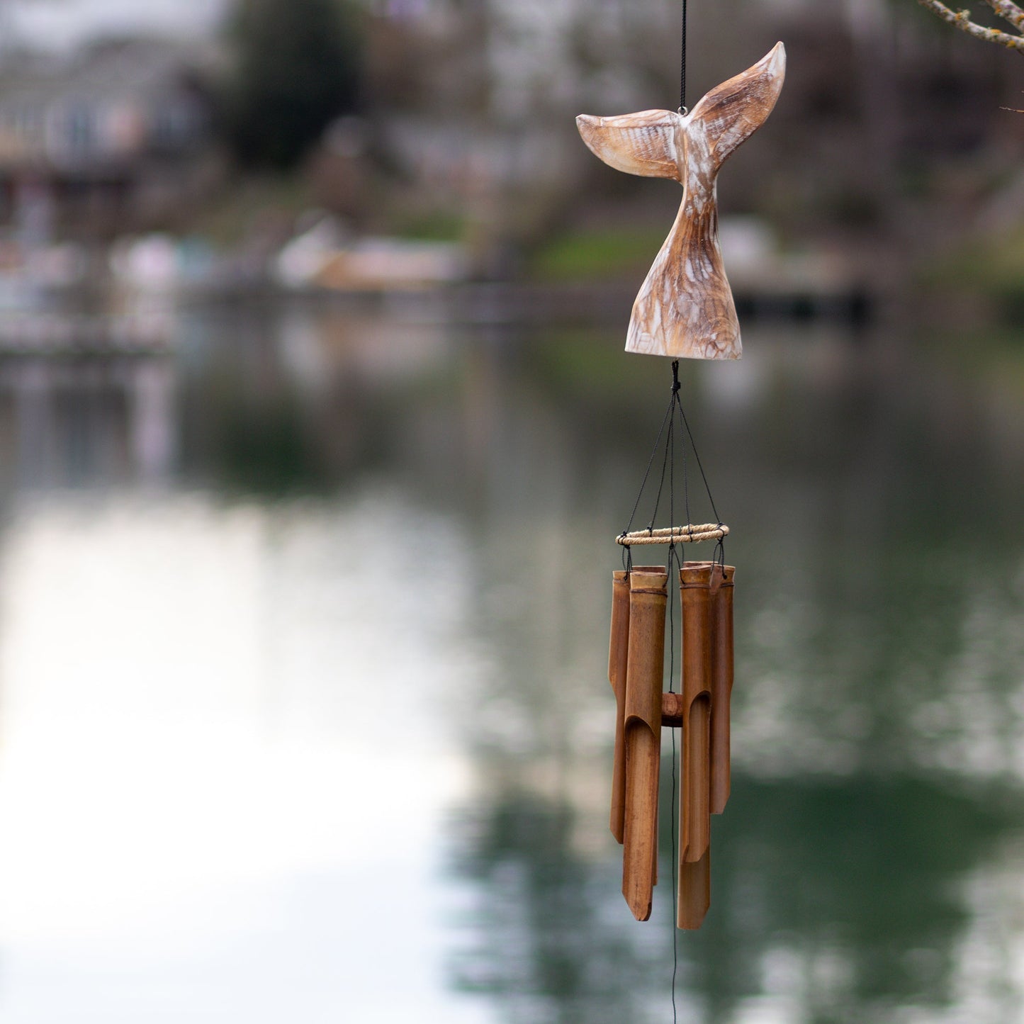 Whale Tail Wind Chime