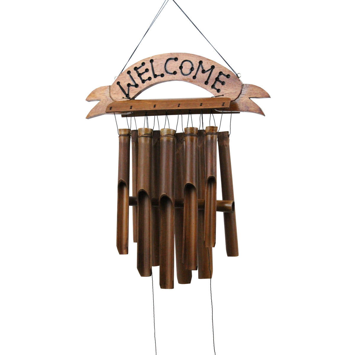 Welcome Sign Bamboo Wind Chime