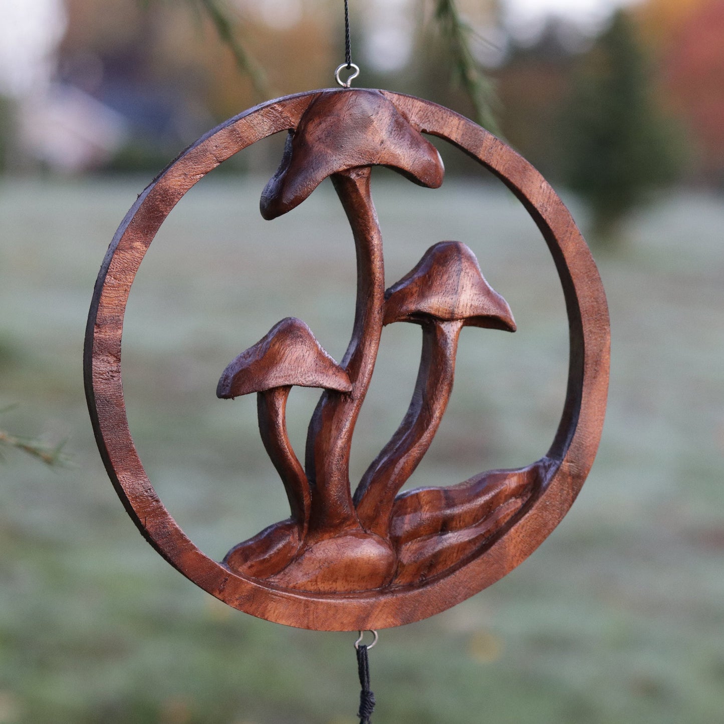 Mushroom Circle Bamboo Wind Chime