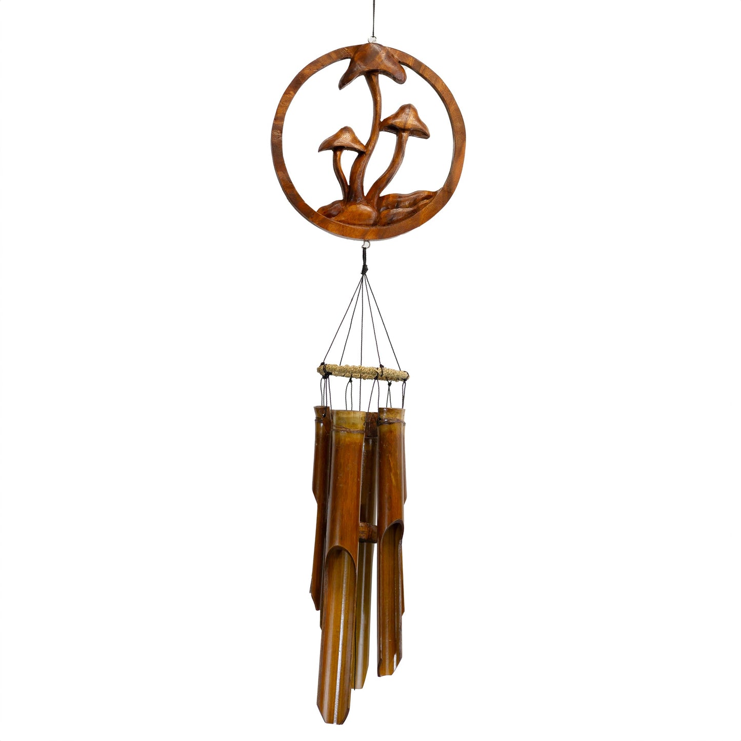 Mushroom Circle Bamboo Wind Chime