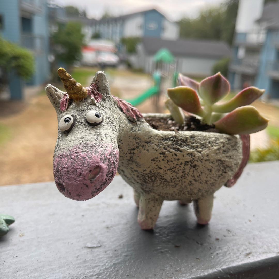 Percival the Unicorn Planter