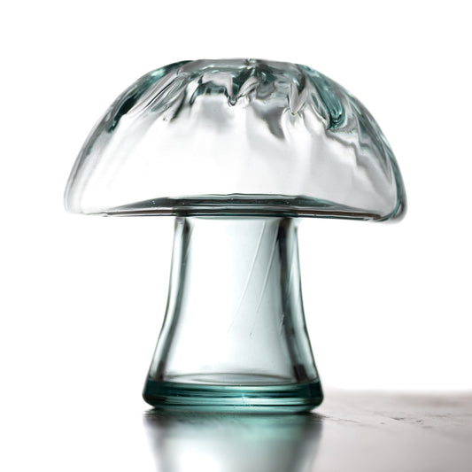 20cm Glass Mushroom Vase