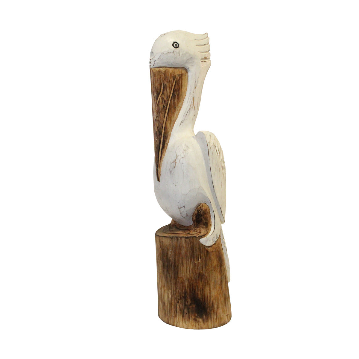 Standing Pelican Wood Carvings