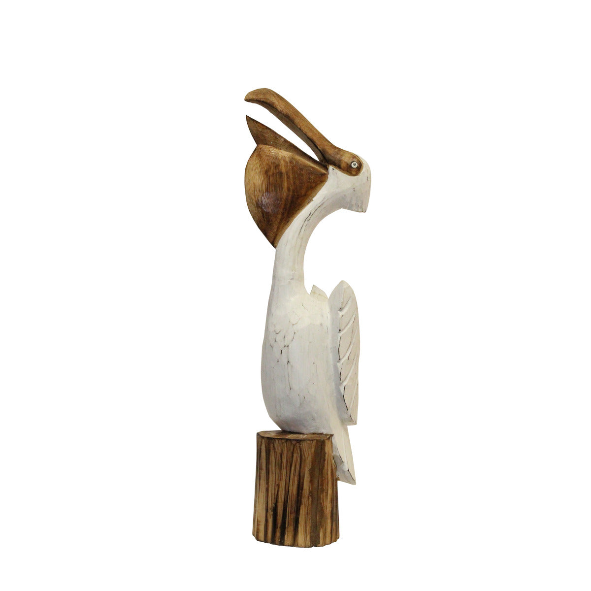 Standing Pelican Wood Carvings