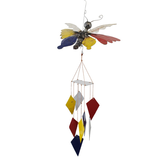 Butterfly Upcycled Steel Wind Chime