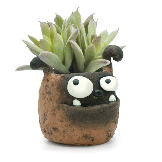 Duke the Boxer Dog Planter