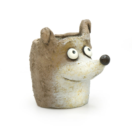 Perky the Dog Planter