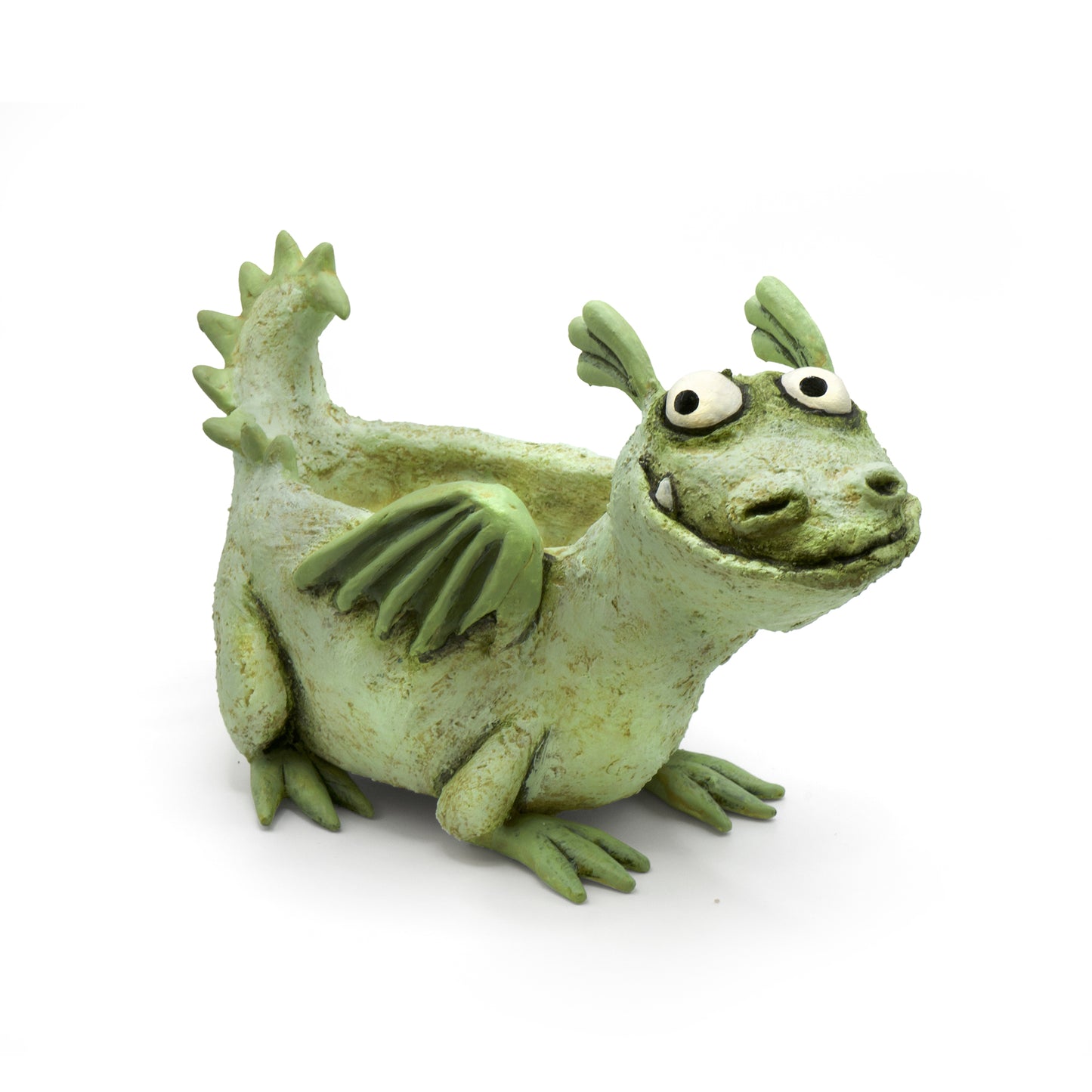 Happy Green Dragon Blobhouse Planter