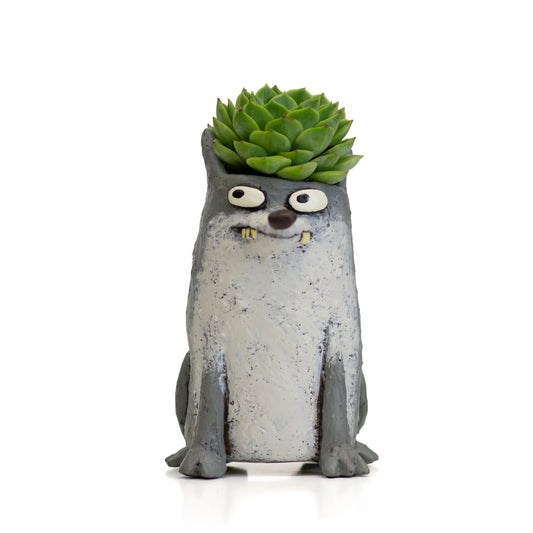 Fang the Wolf Planter