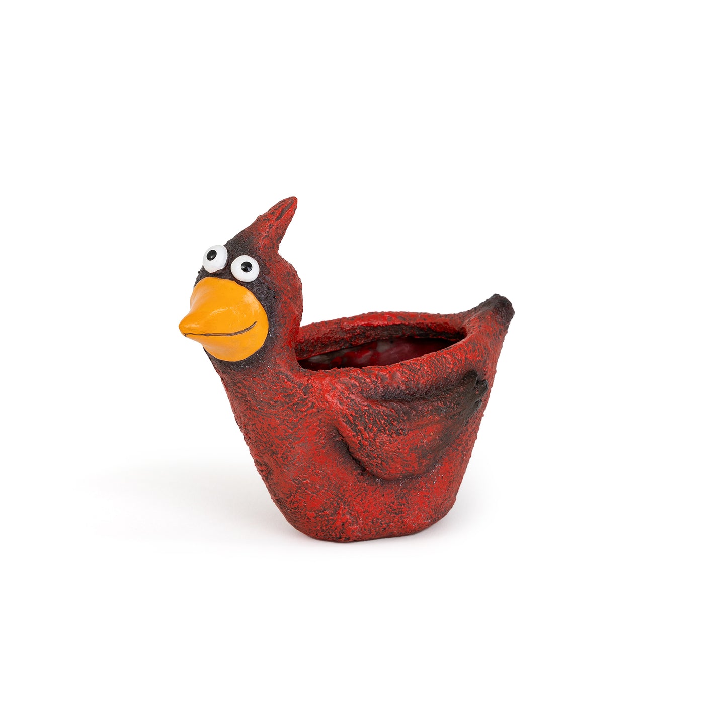 Cardinal Blobhouse Planter - Blaze