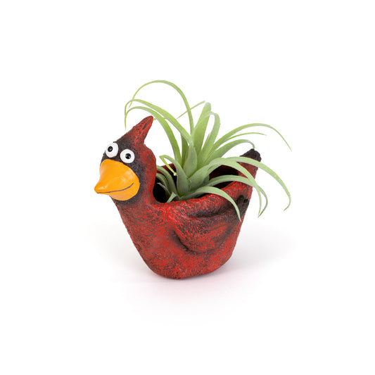 Cardinal Blobhouse Planter - Blaze