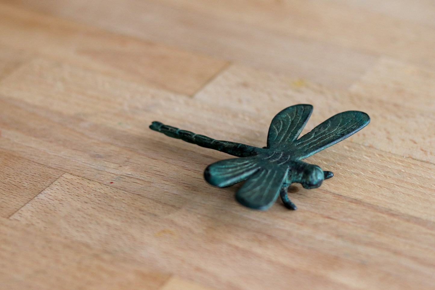 Bronze Dragonfly Statuette