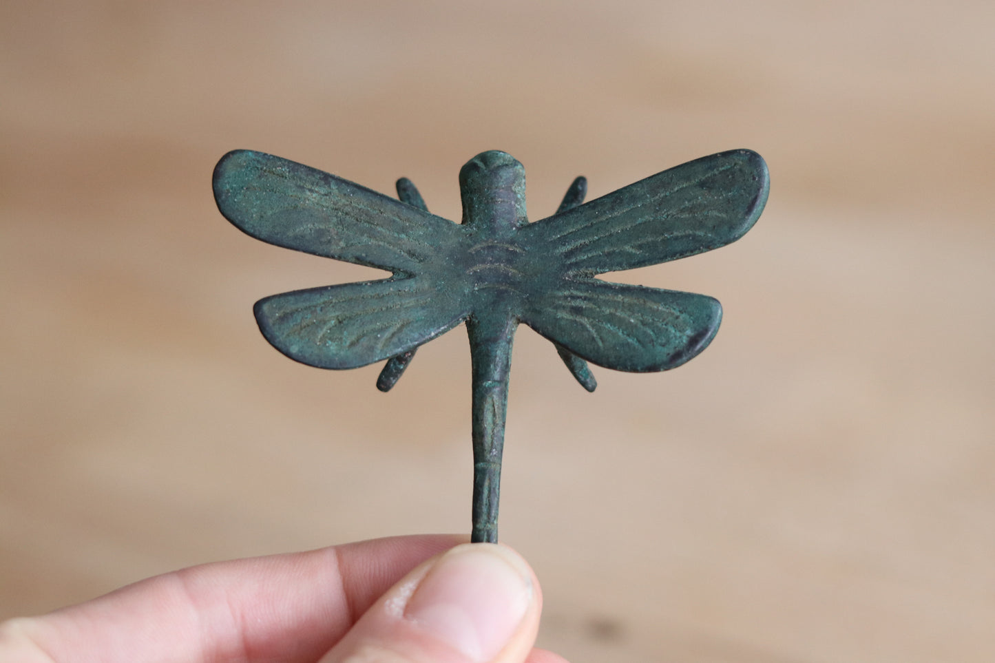 Bronze Dragonfly Statuette