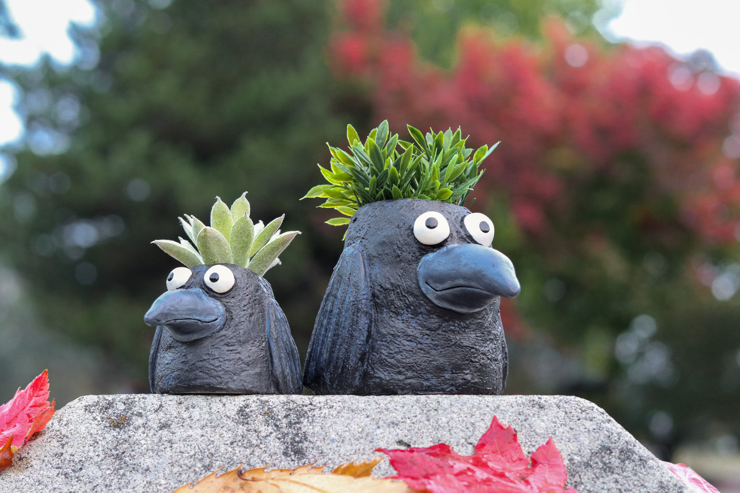 Poe the Crow Planter