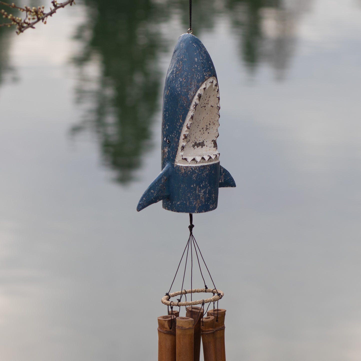 Shark Head Bamboo Wind Chime