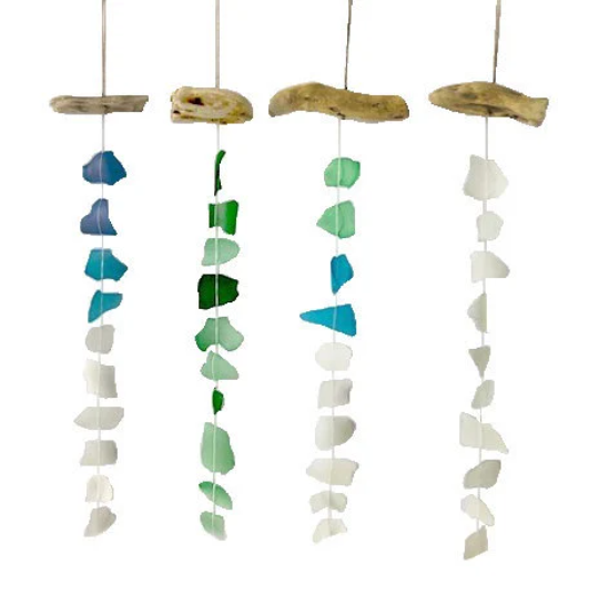 Tumbled Glass String Suncatcher – Breezy Garden Gifts/THE TINY TERRA