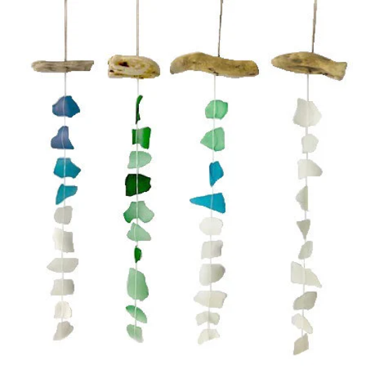 Tumbled Glass String Suncatcher